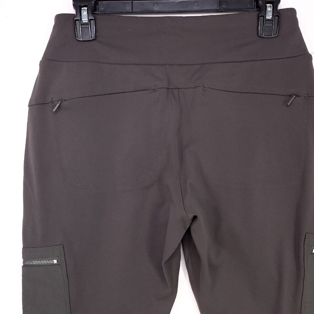 Athleta Pants Women 10 Wander Stash Skinny Pant Cargo Pockets Athletic Fit Green - Picture 5 of 12